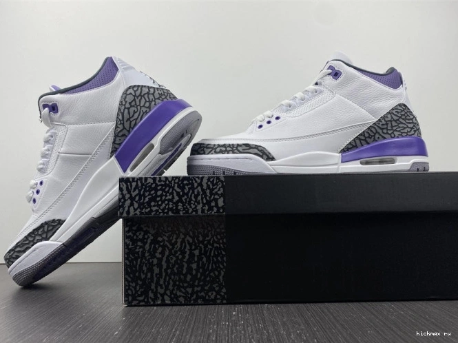 Rep MAX Jordan 'Dark Retro 3 CT8532-105 Iris' Air 0818